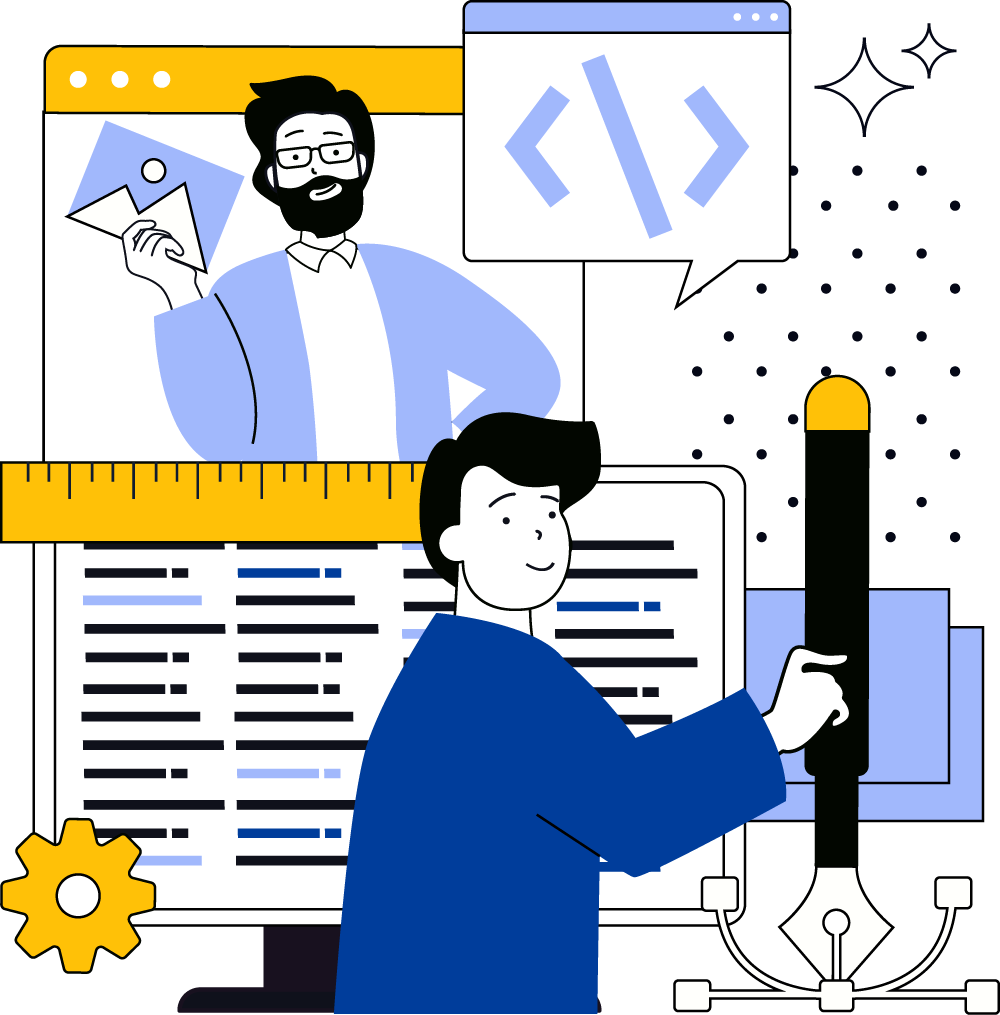 AIと人が協働してマーケティング施策を進めるイメージ