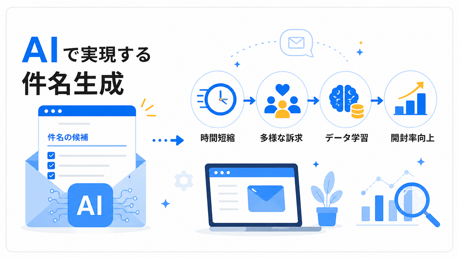 AIによるメルマガ件名生成のメリット
