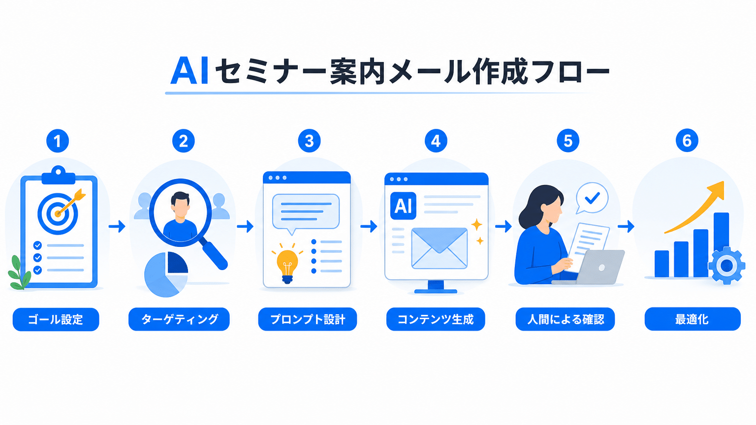AIセミナー案内メール作成の基本手順