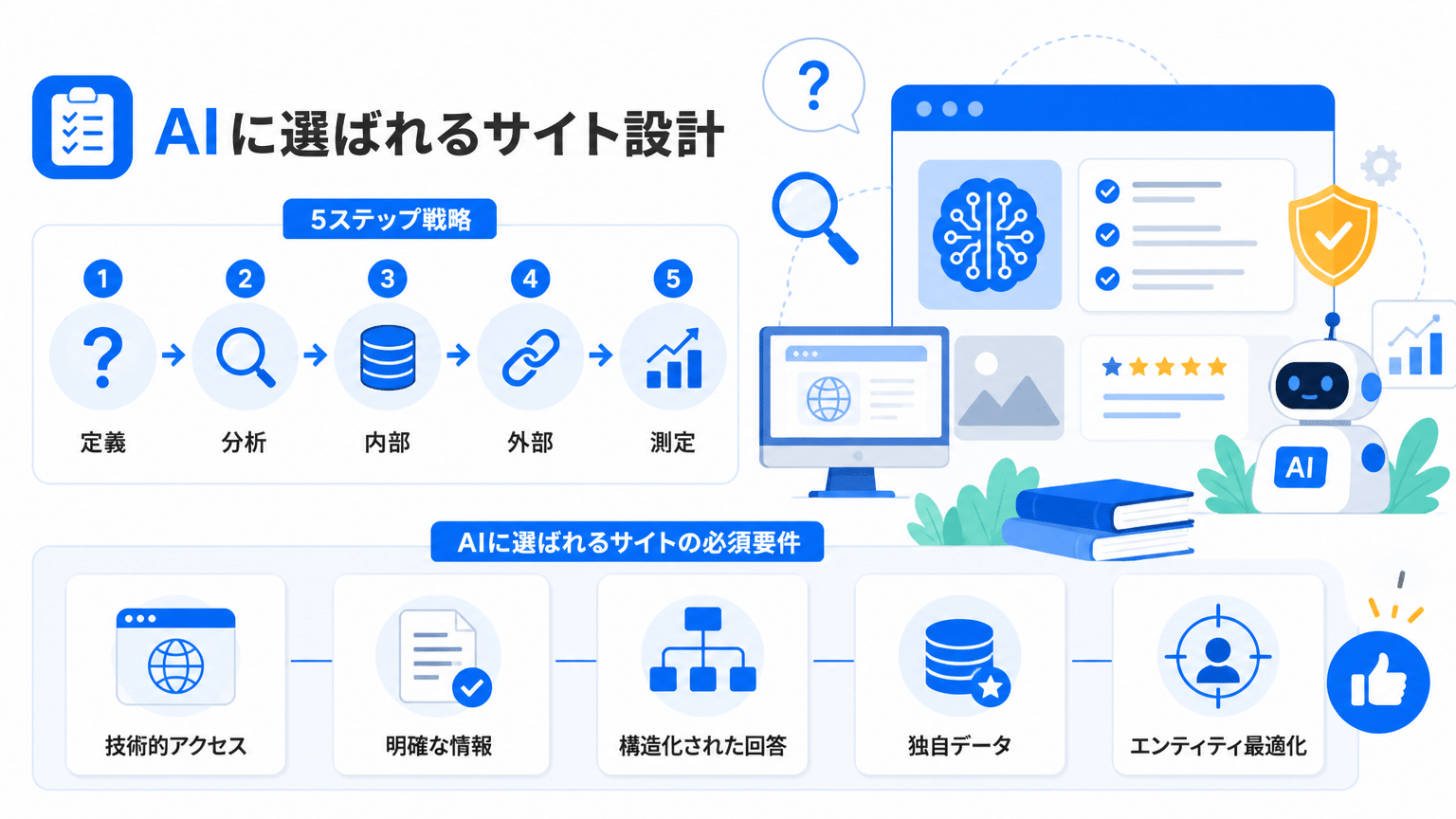 AIに選ばれるWebサイトのLLMO基準