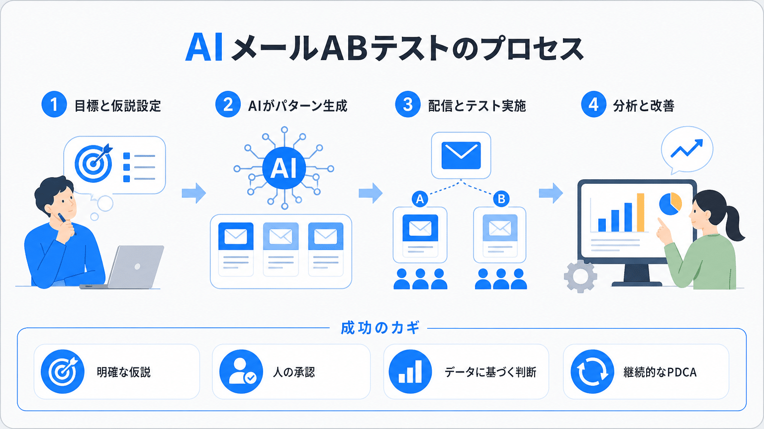 AIメールABテストの実施手順と成功の秘訣
