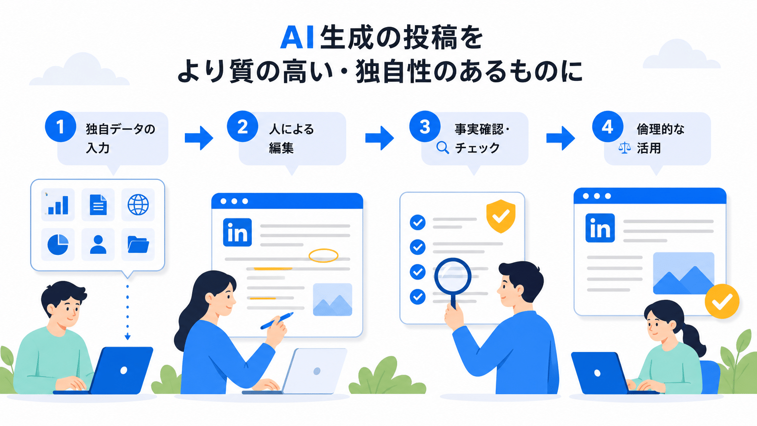 AI投稿の質と独自性を高める編集・加筆術