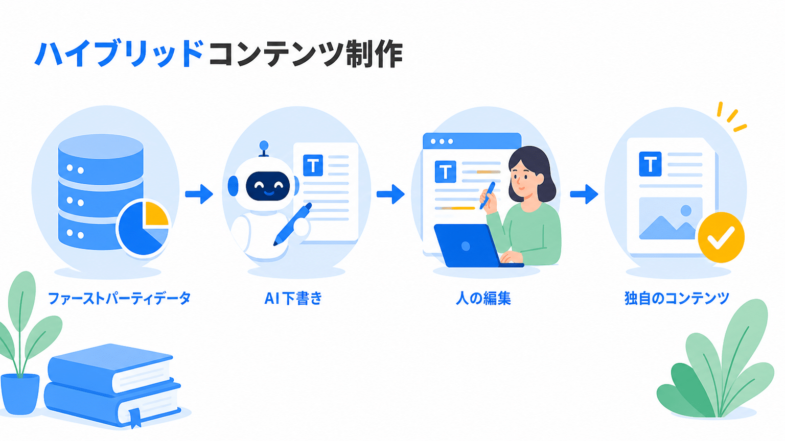 AIと人間のハイブリッドコンテンツ制作