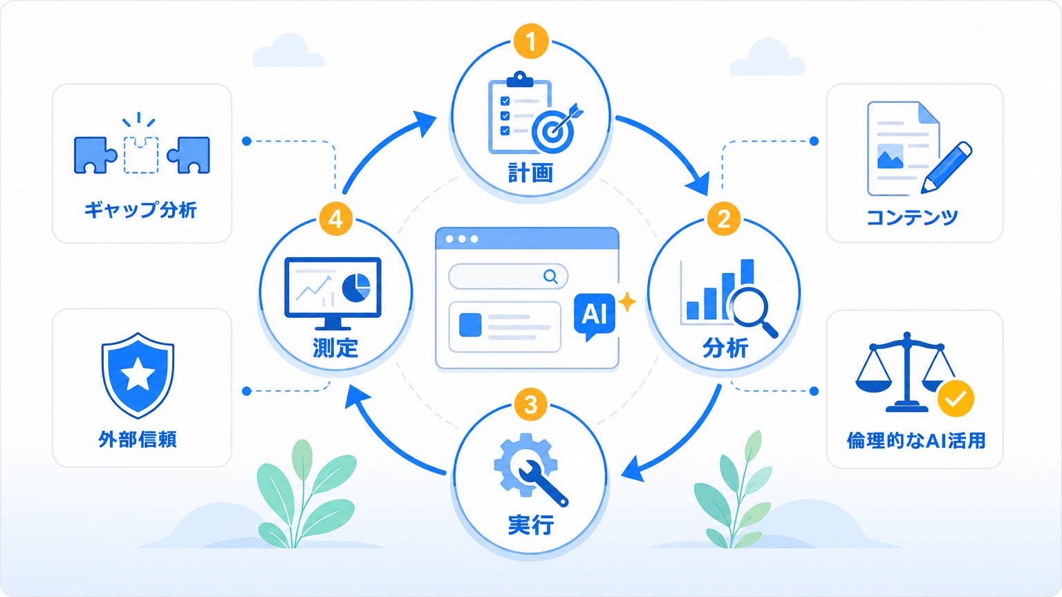 AI検索時代のブランド言及戦略：実践的PDCA
