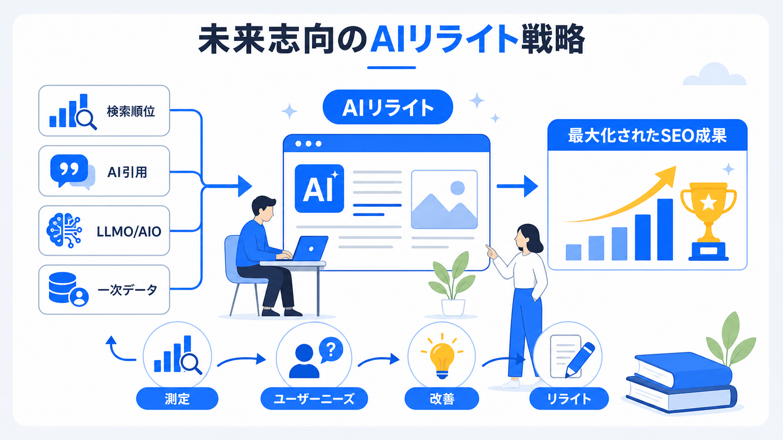 AIリライトでSEO成果を最大化する未来志向の戦略