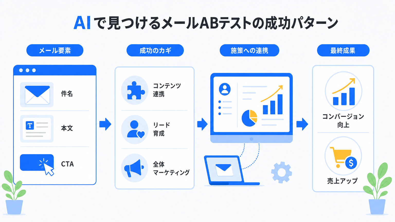 AIメールABテスト成功パターンと全体最適化