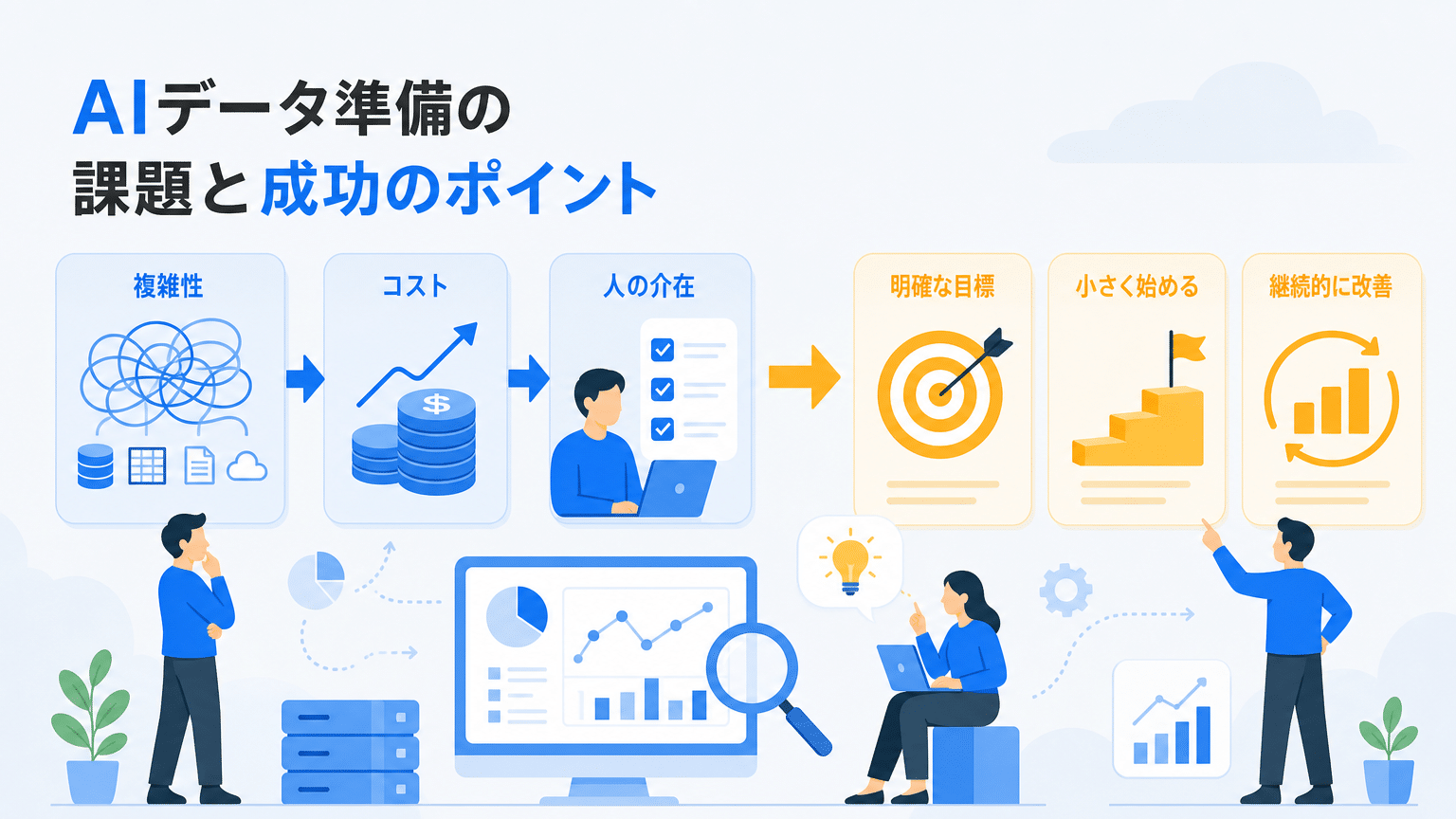 AIデータ整形導入の課題と成功への注意点