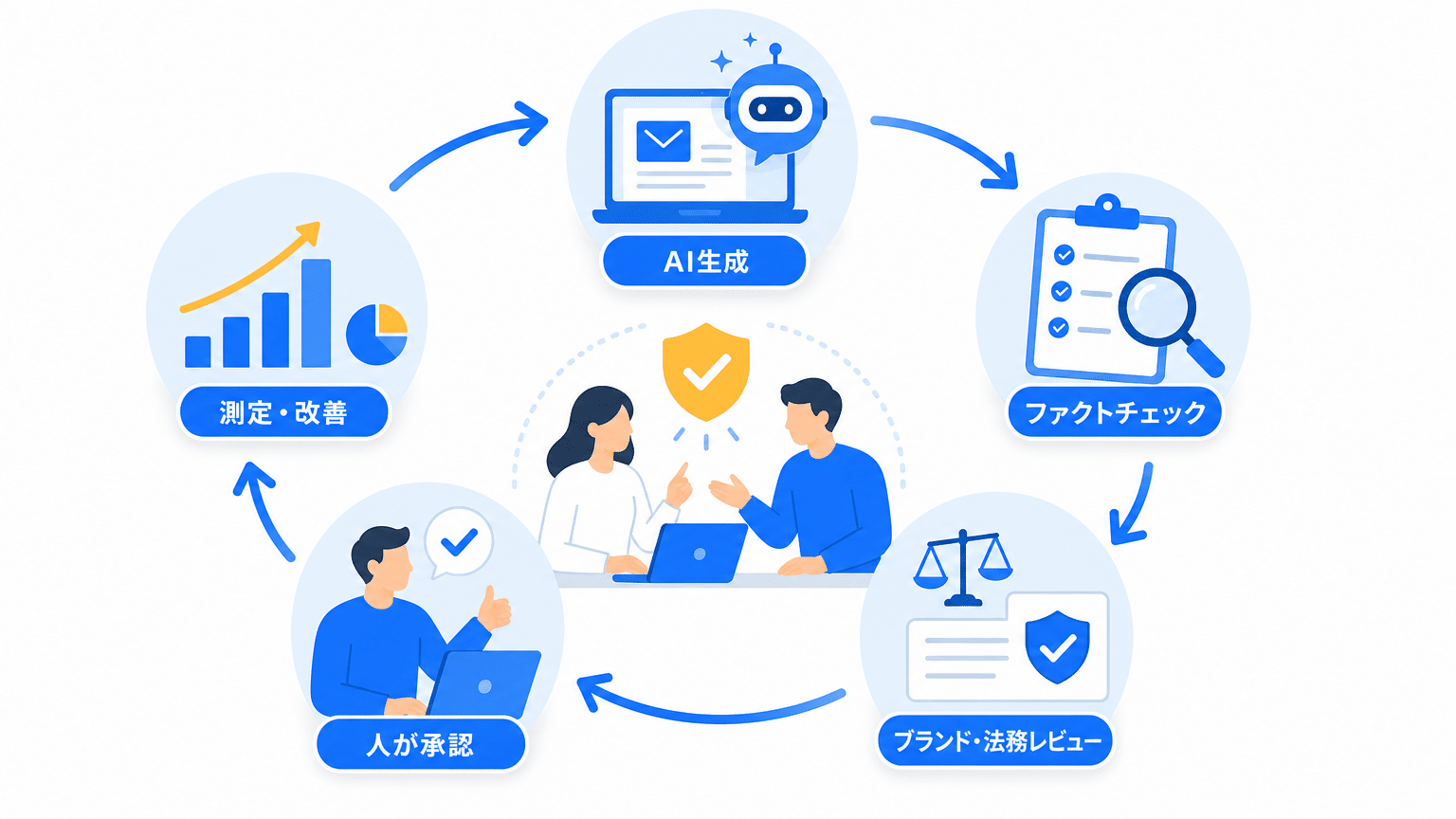 AI活用における注意点と運用体制